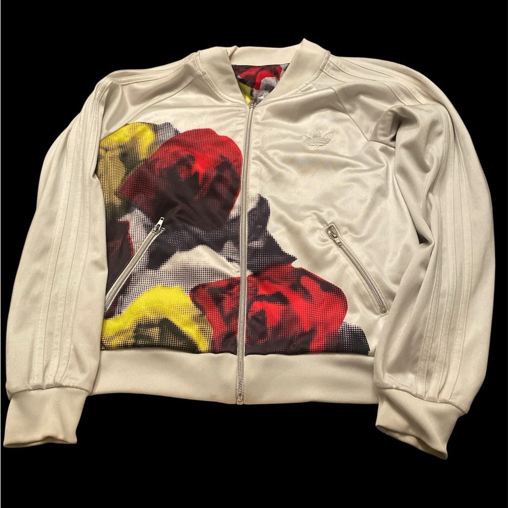 adidas Women’s reversible Floral track jacket Size Small